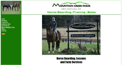 Desktop Screenshot of mtncreekfarm.com